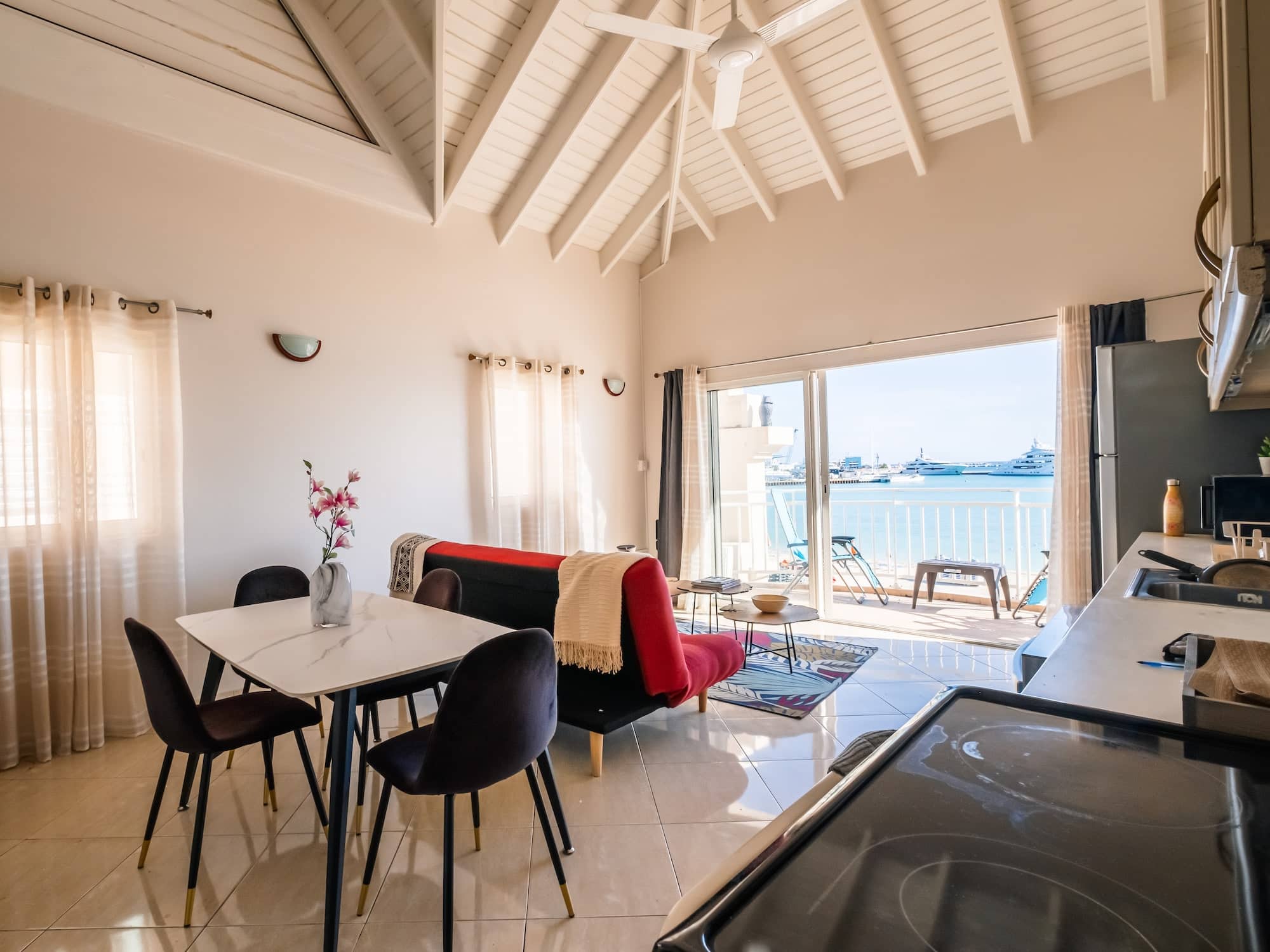 boardwalk apartment ocean view sxm radiance realty