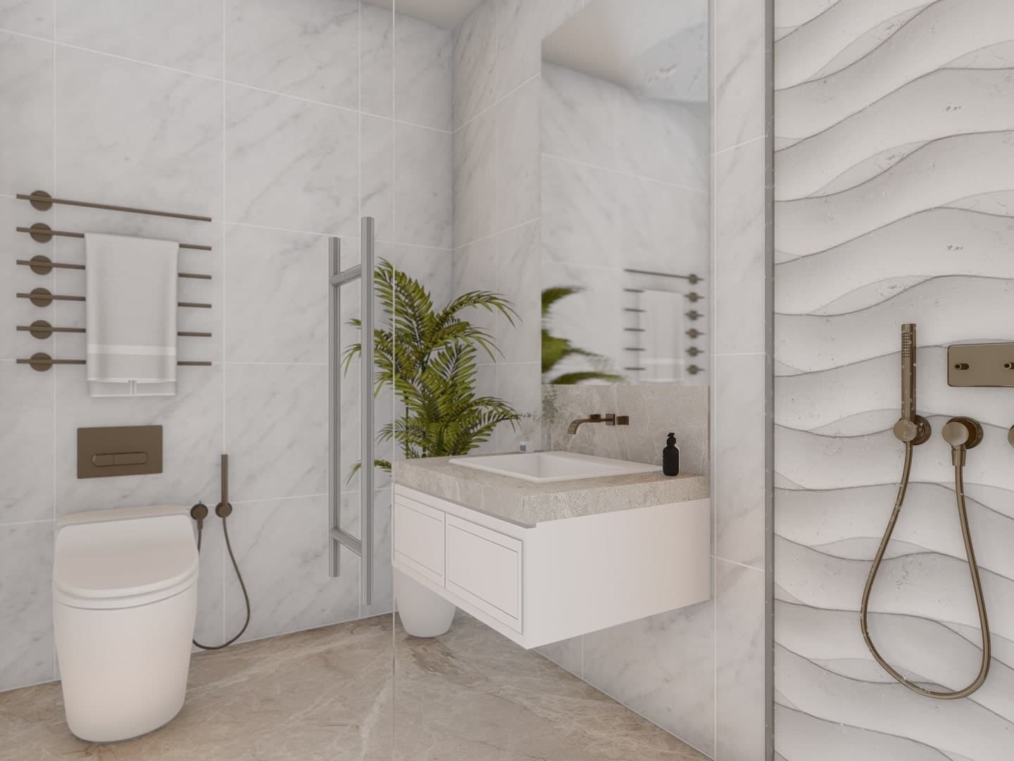 vivid residences point blanche sint maarten bathroom