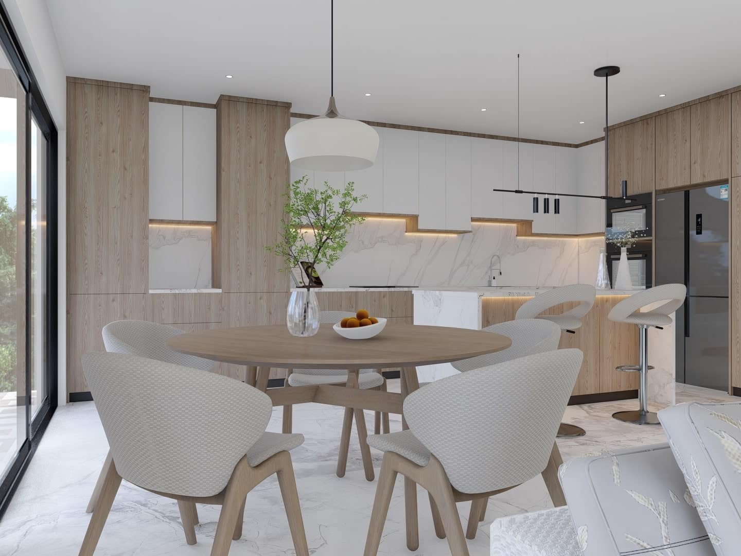 vivid residences point blanche sint maarten dining table