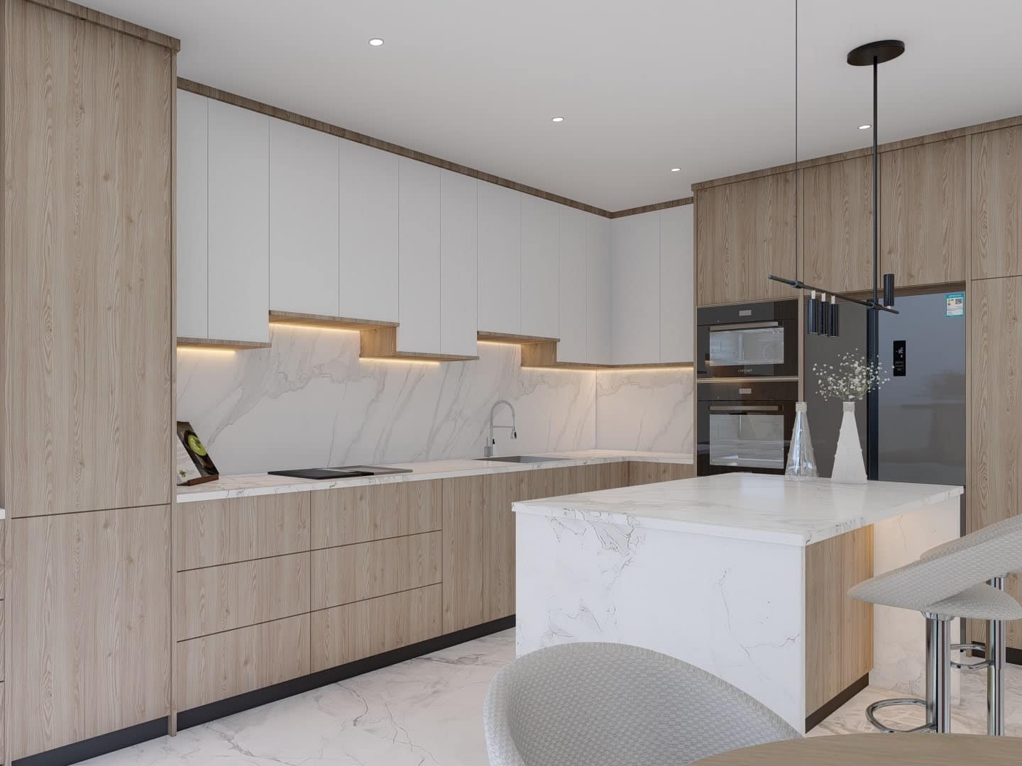 vivid residences point blanche sint maarten kitchen island