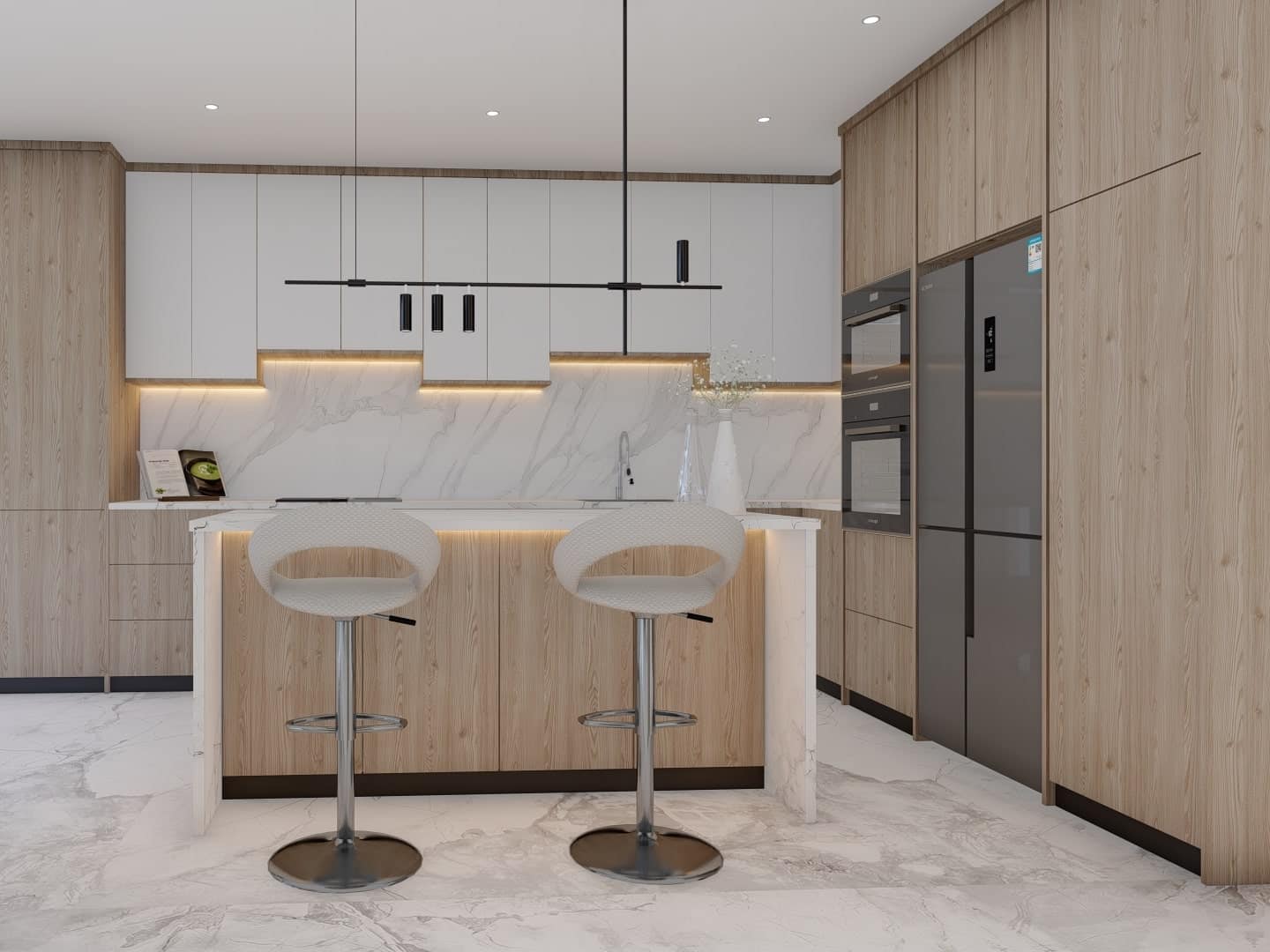 vivid residences point blanche sint maarten kitchen