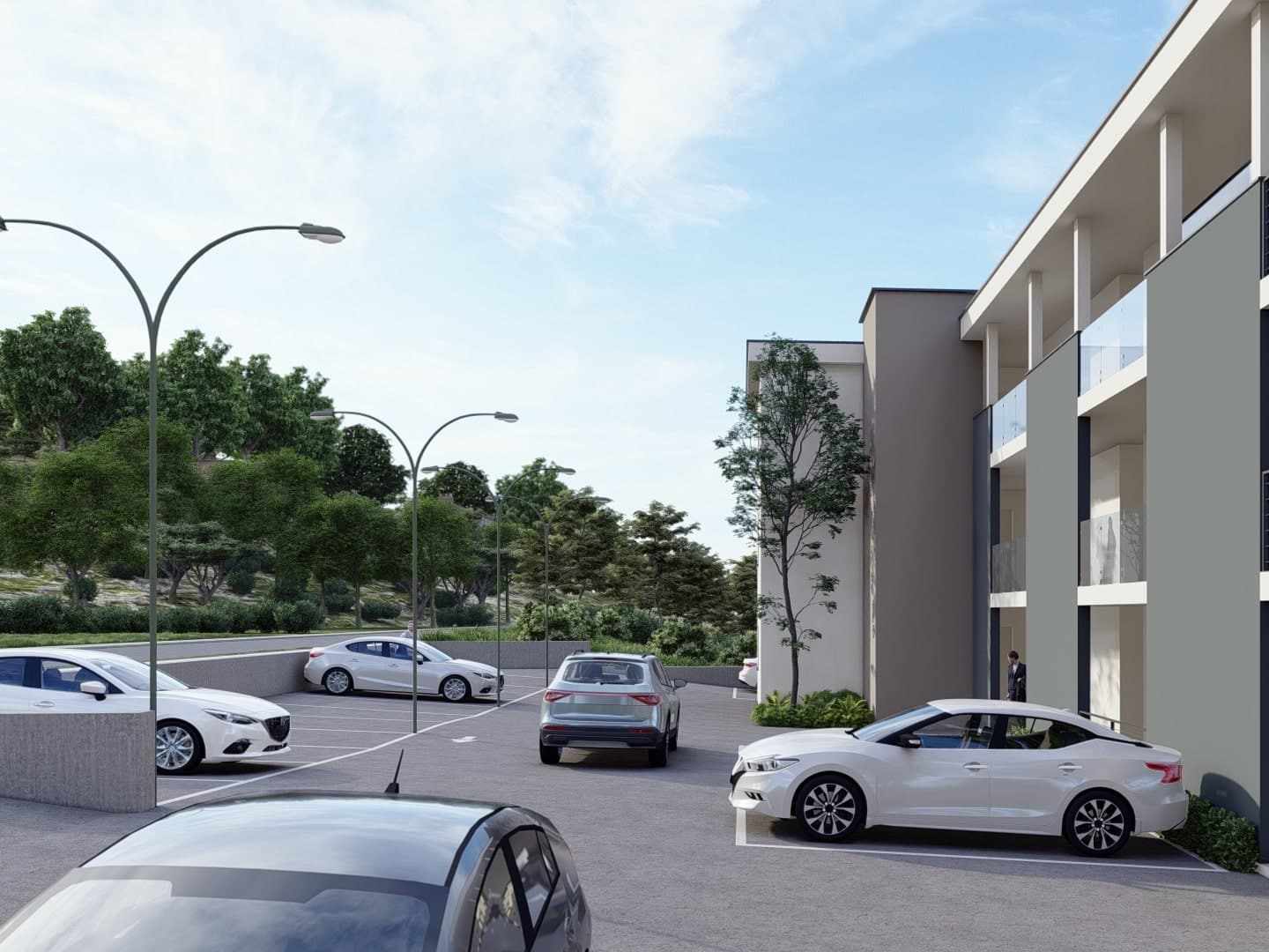 vivid residences point blanche sint maarten parking lot