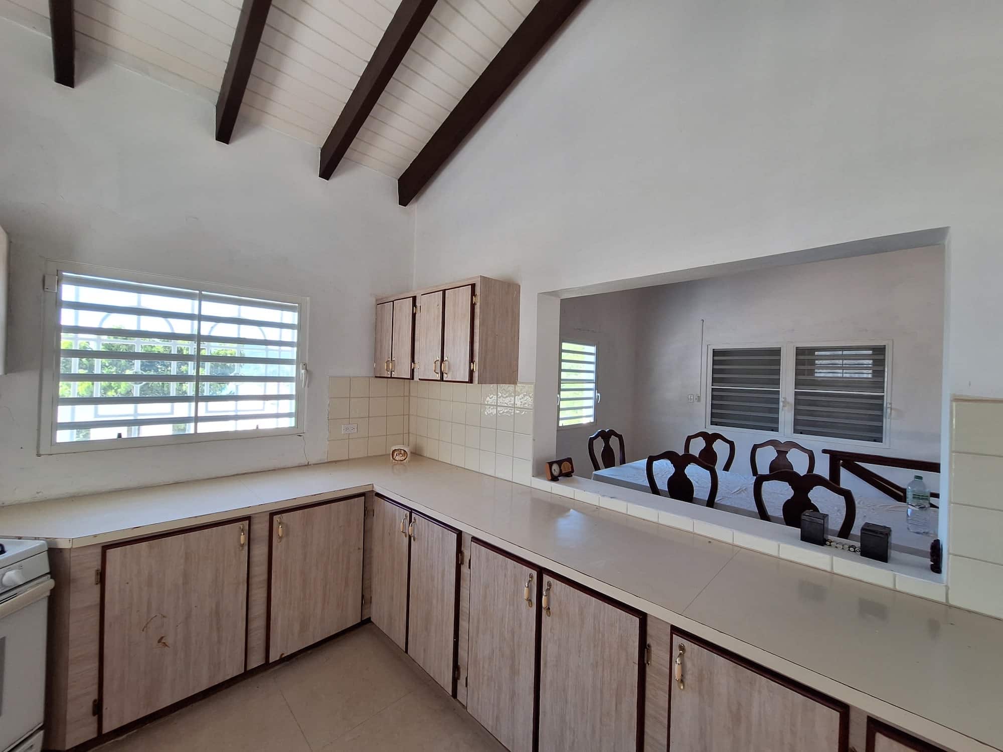 villa shangri la sint maarten kitchen