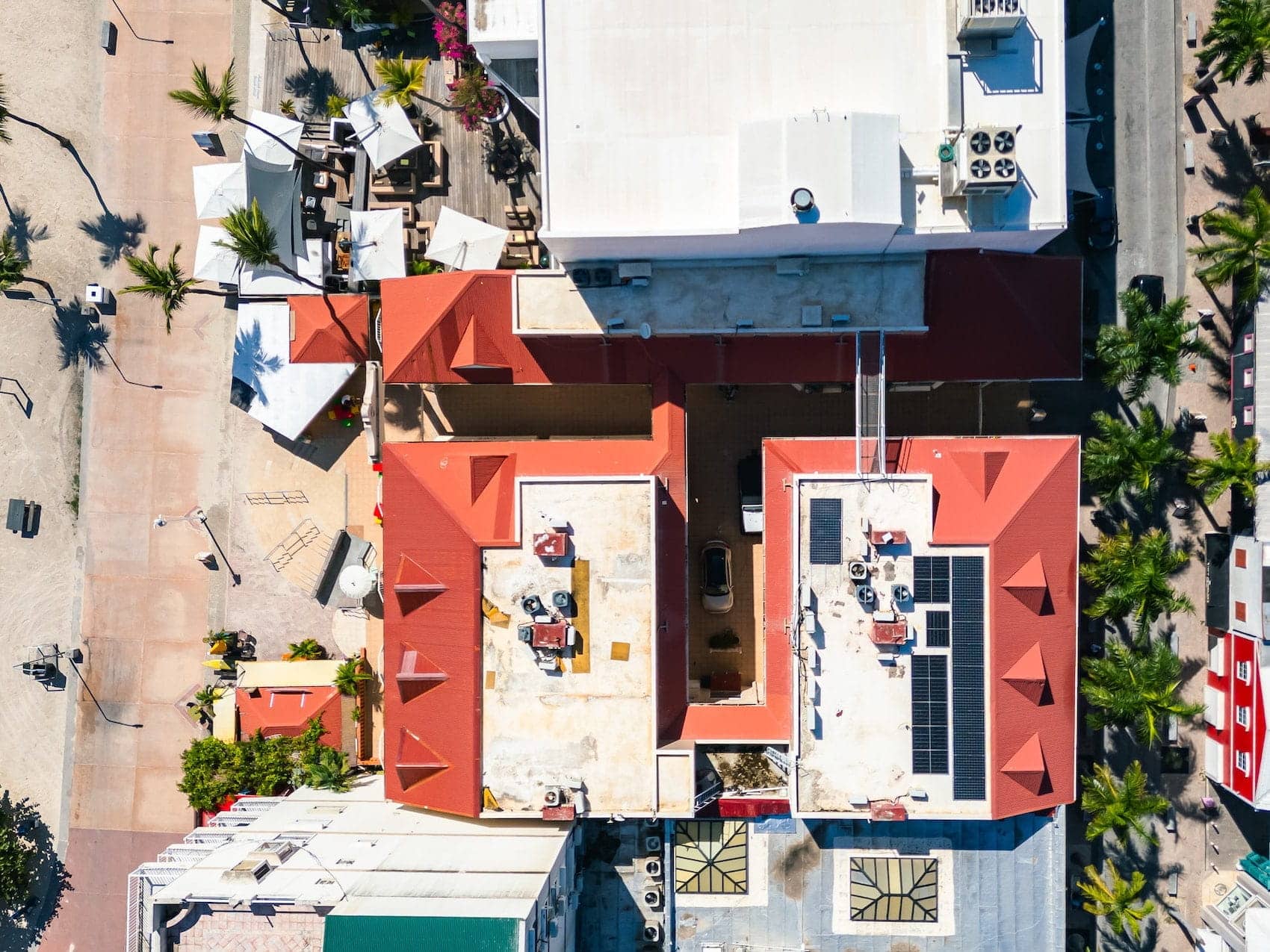 front street complex for sale sxm aerial view radiance realty