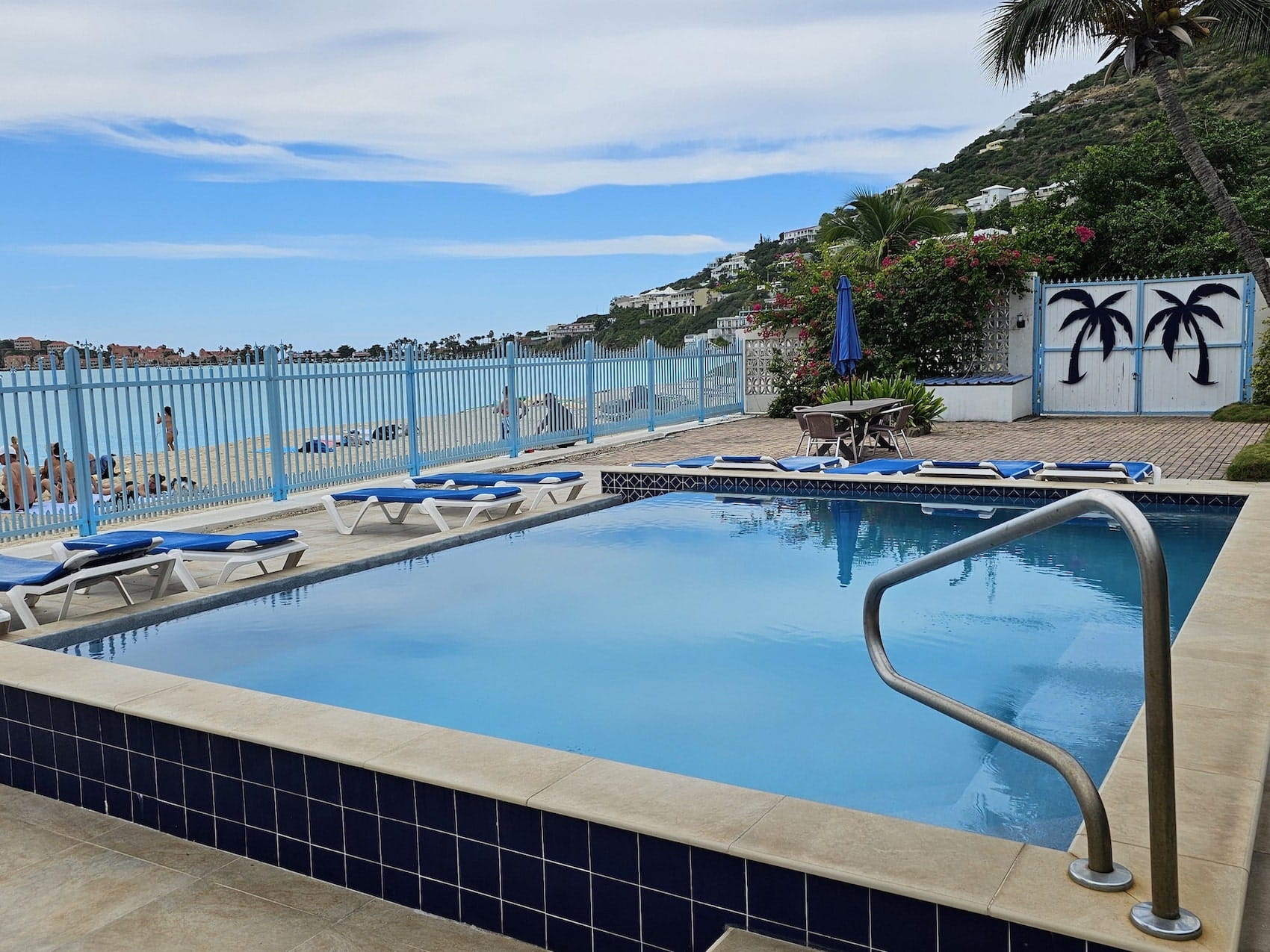 great bay villa sxm pool ocean view boardwalk