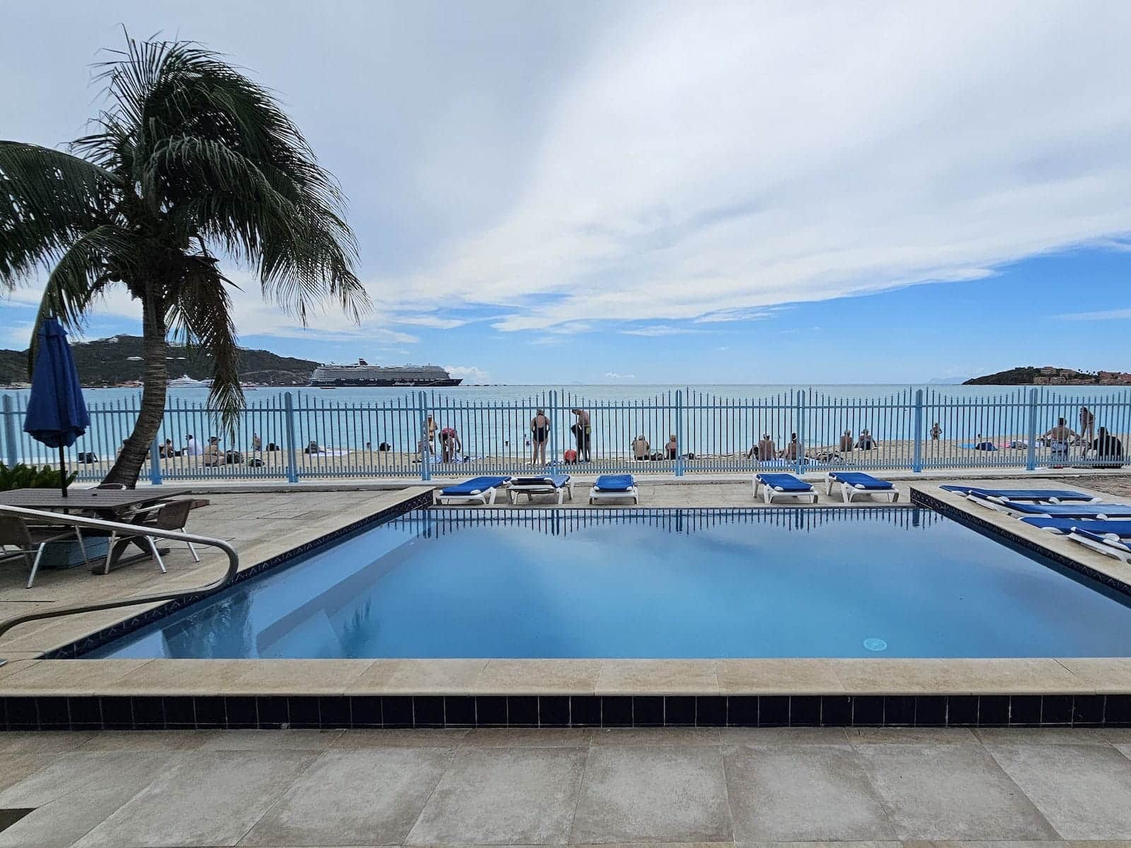 great bay villa sxm ocean view pool boardwalk