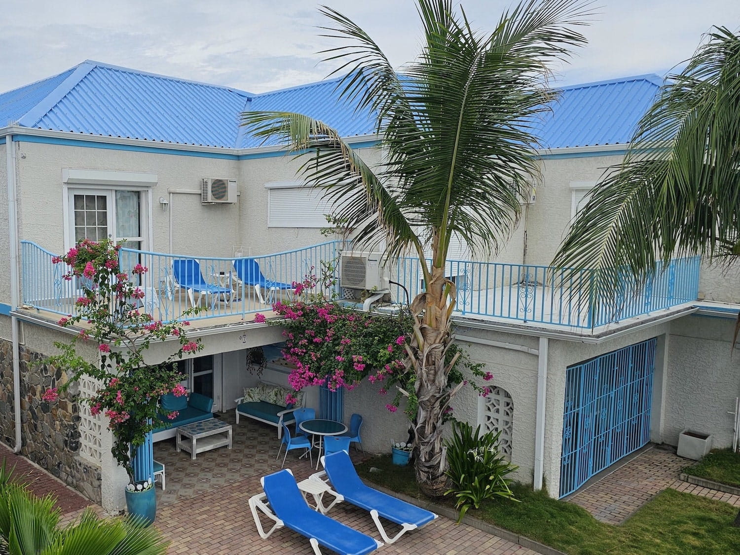 great bay villa sxm terrace boardwalk