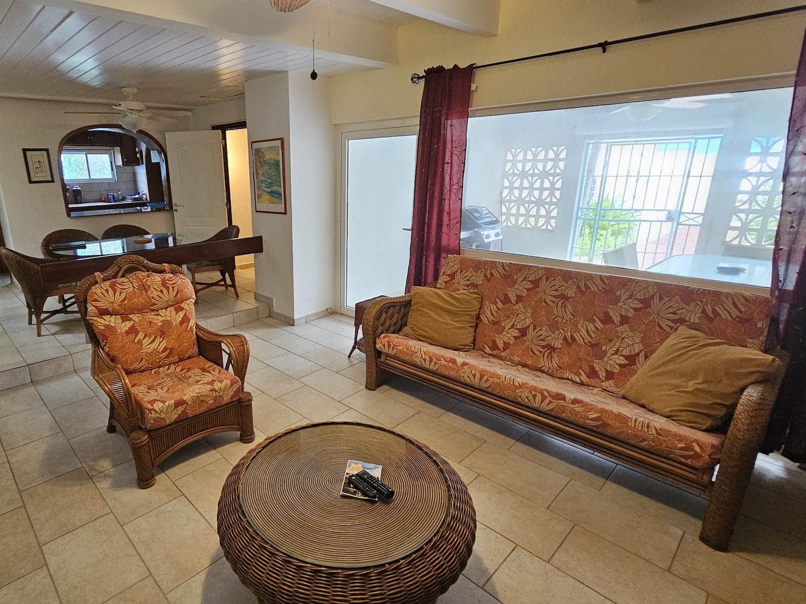 great bay villa sxm living room