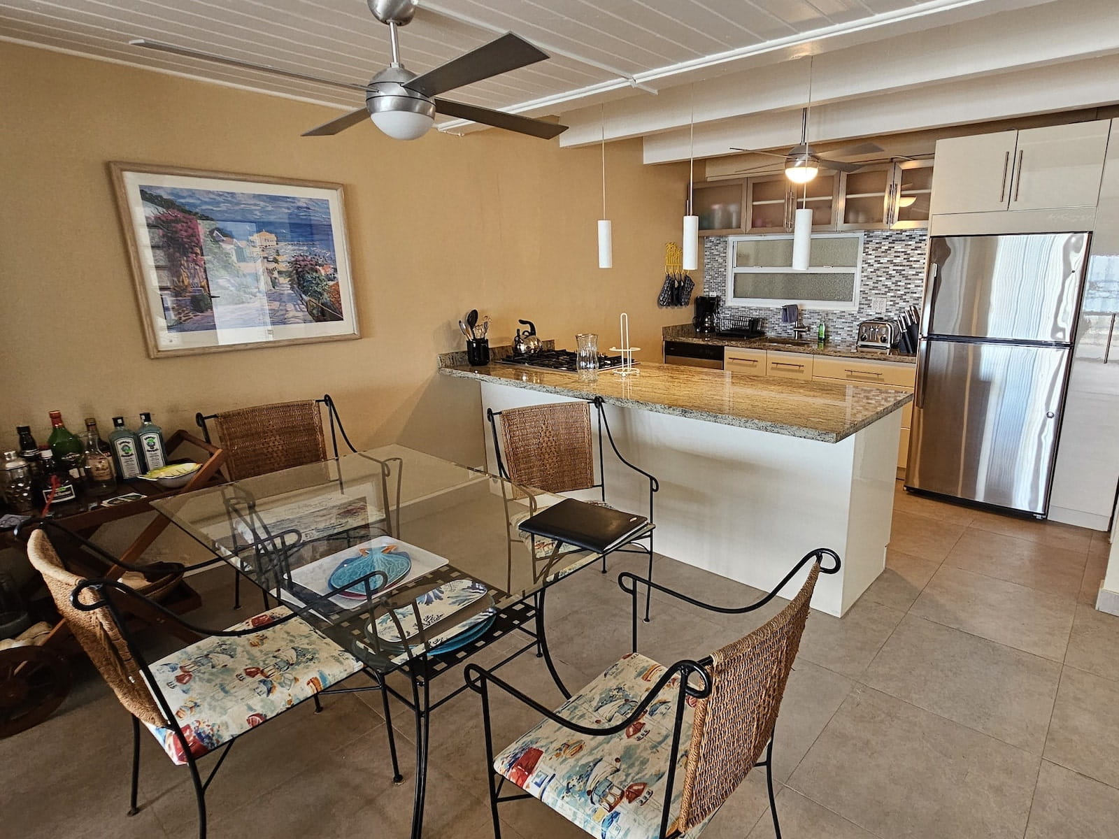 great bay villa sxm dining table