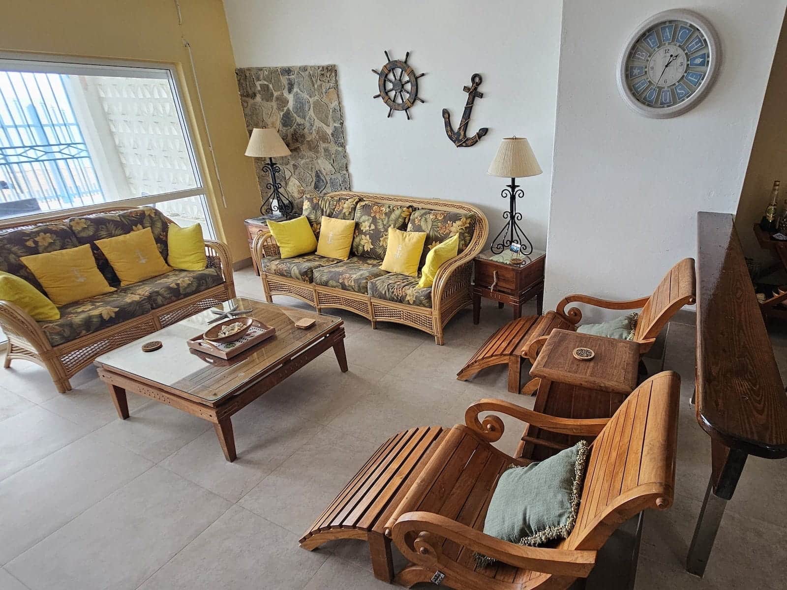 great bay villa sxm living room