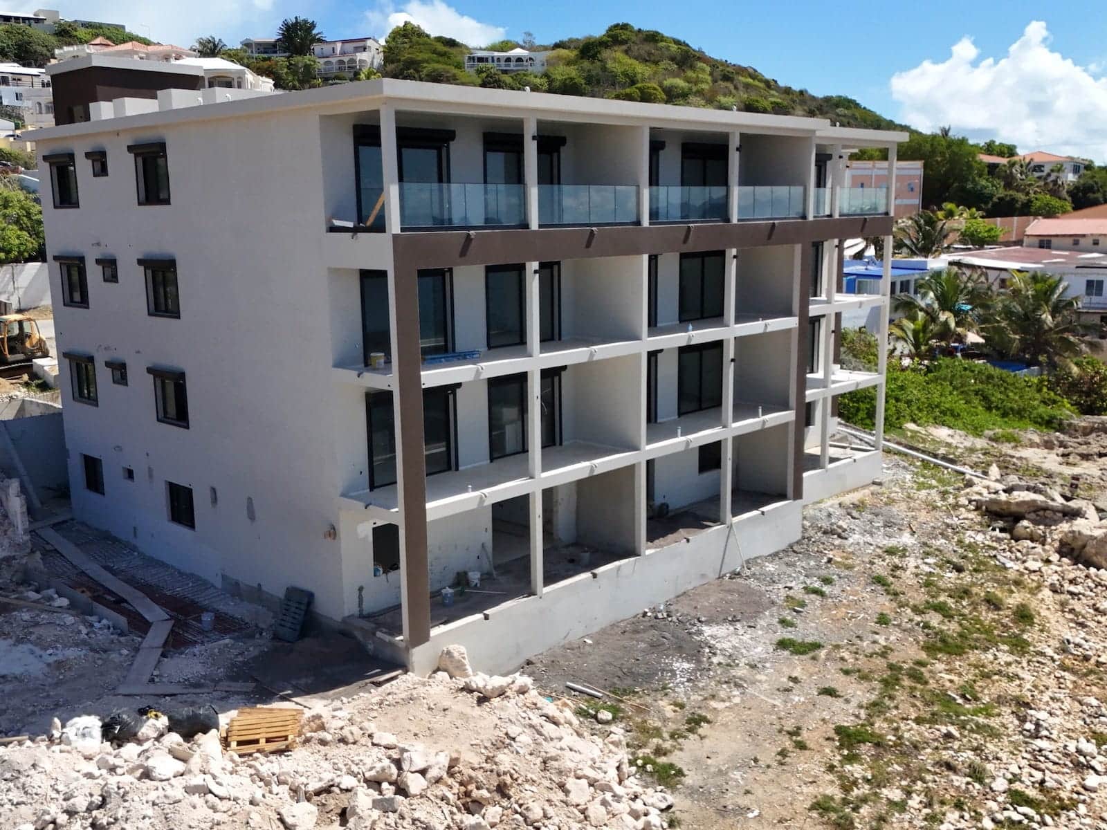 vivid residences point blanche sint maarten under construction