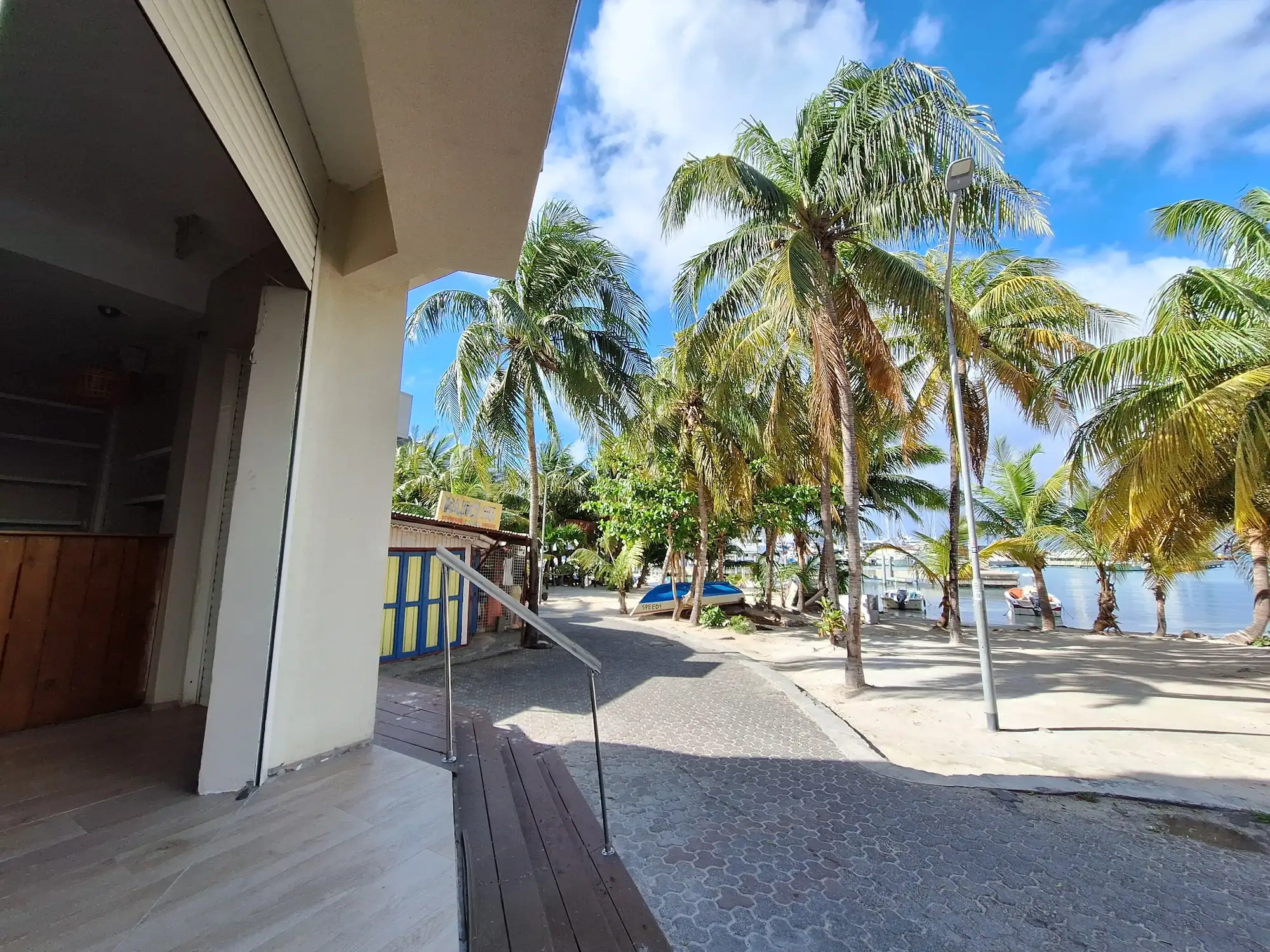 boardwalk ocean view building for sale sxm