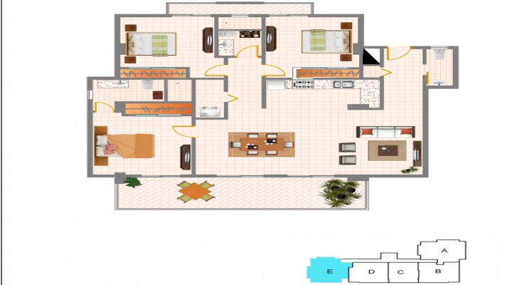 3 Bedrooms, Condo, For sale, 2 Bathrooms, Listing ID 3018, Pt. Blanche, St. Maarten,