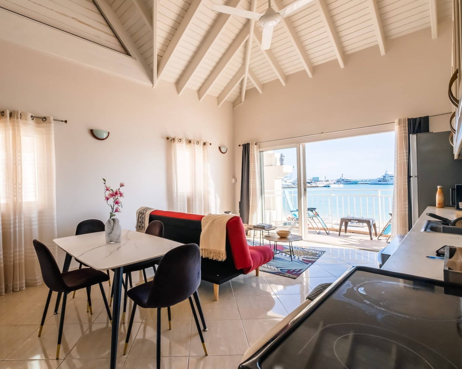 boardwalk apartment ocean view sxm radiance realty