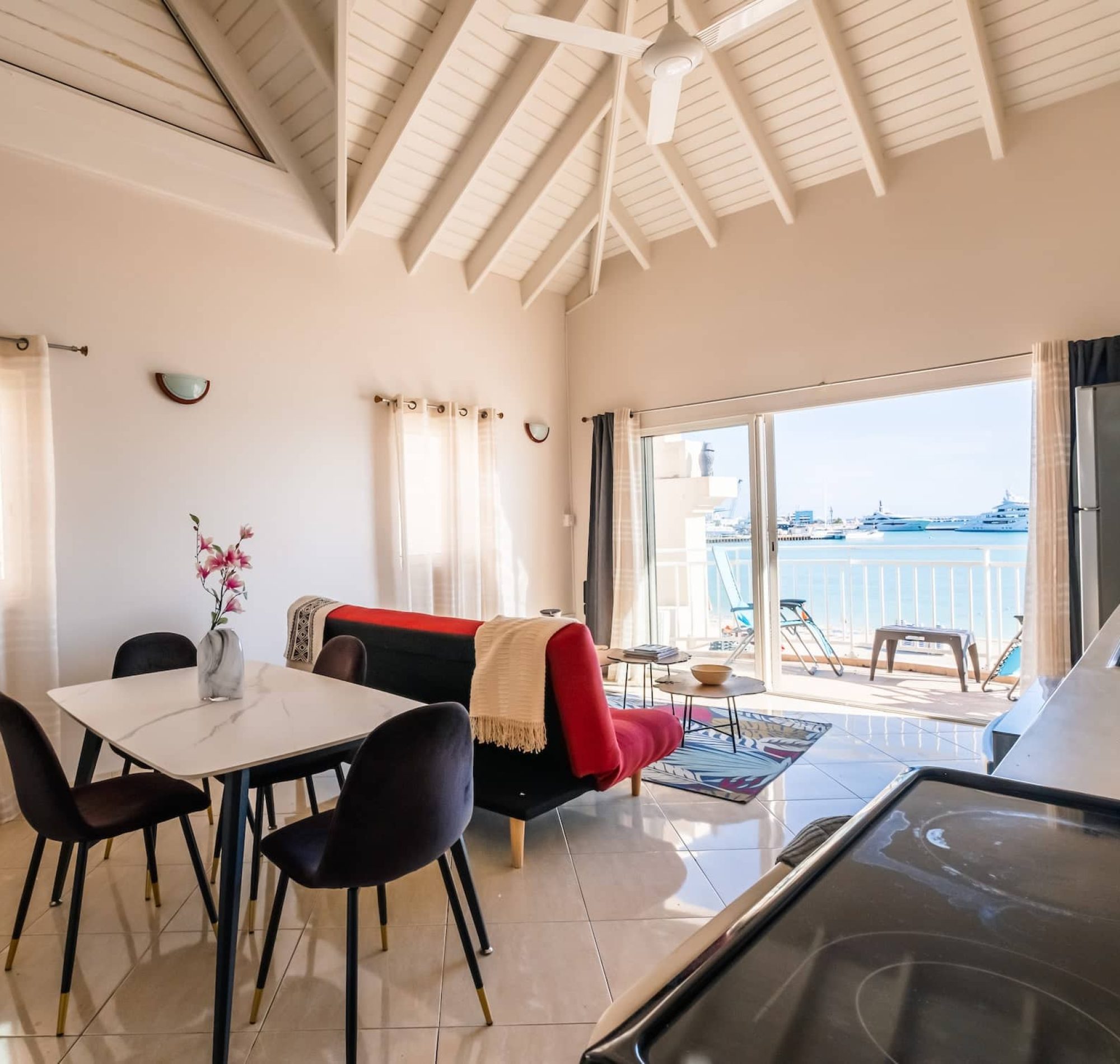 boardwalk apartment ocean view sxm radiance realty