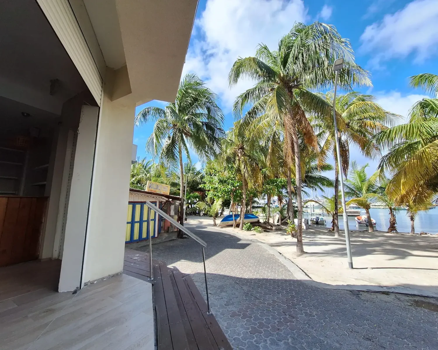 boardwalk ocean view building for sale sxm