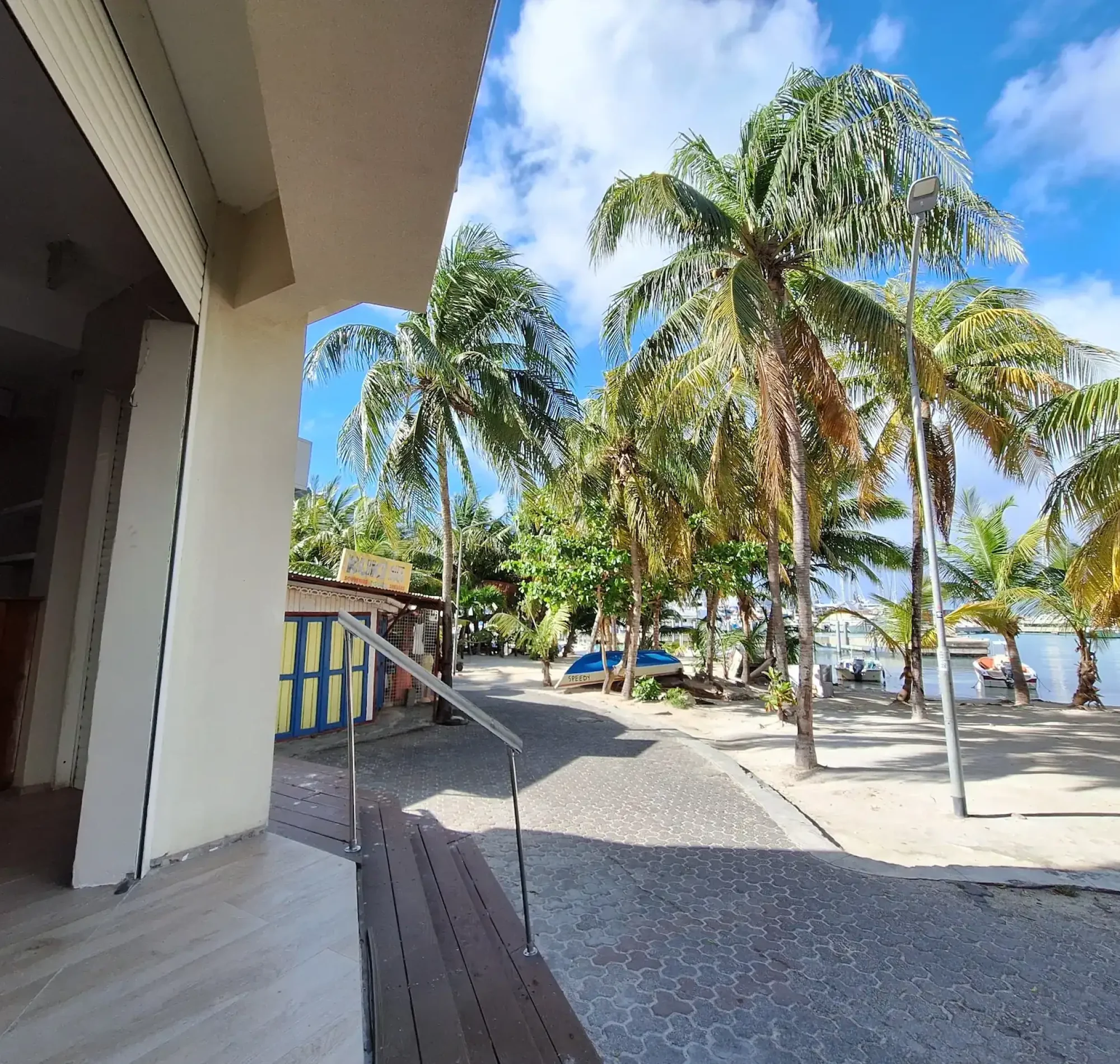 boardwalk ocean view building for sale sxm