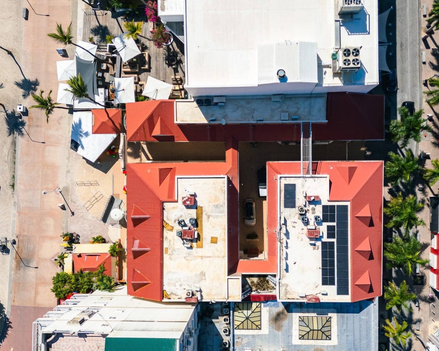 front street complex for sale sxm aerial view radiance realty