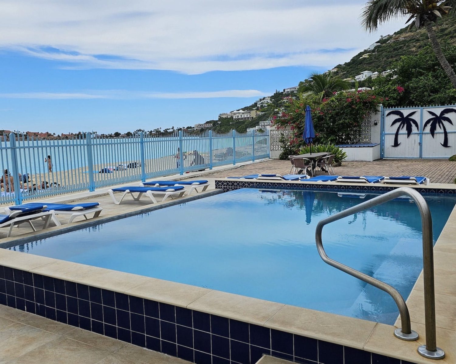 great bay villa sxm pool ocean view boardwalk