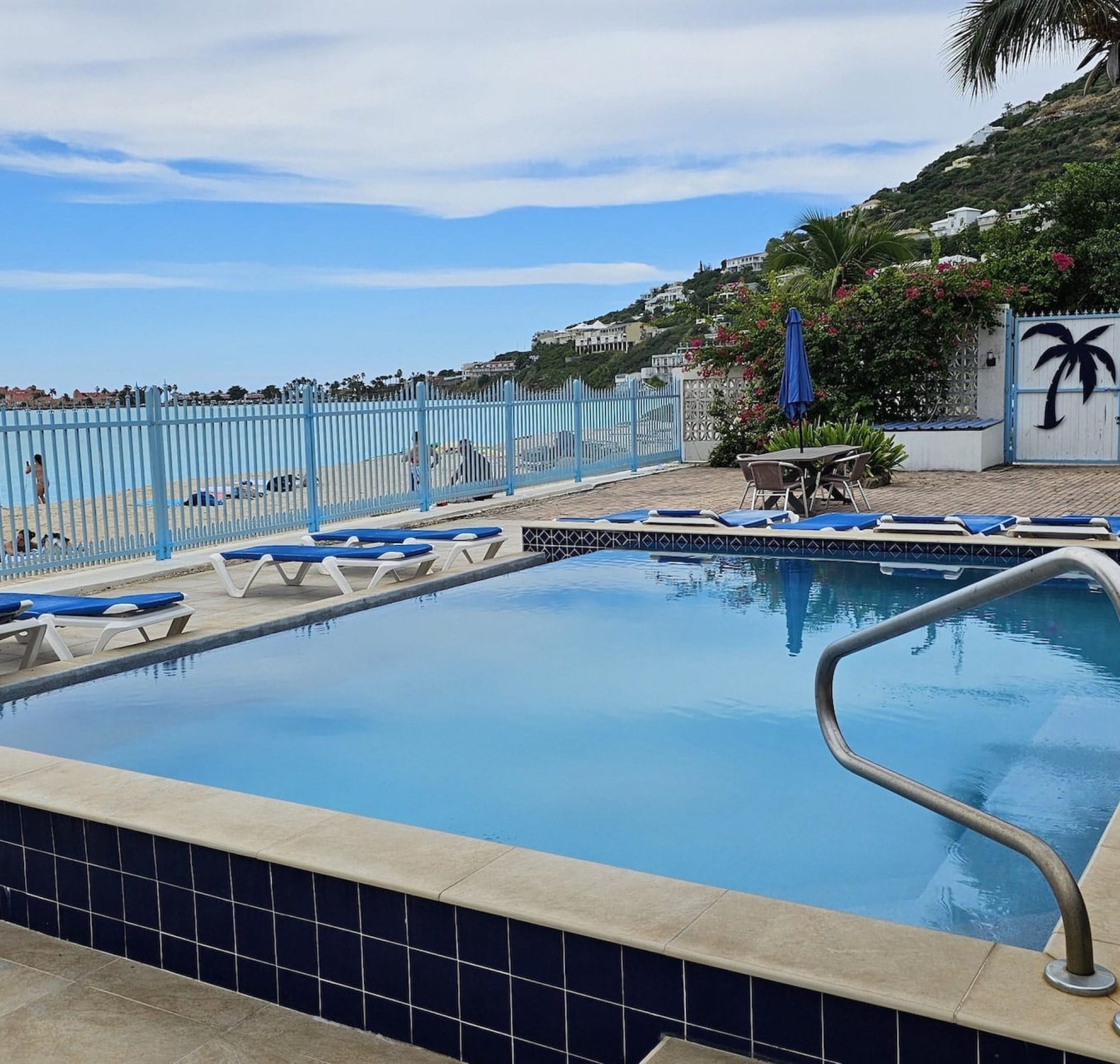 great bay villa sxm pool ocean view boardwalk