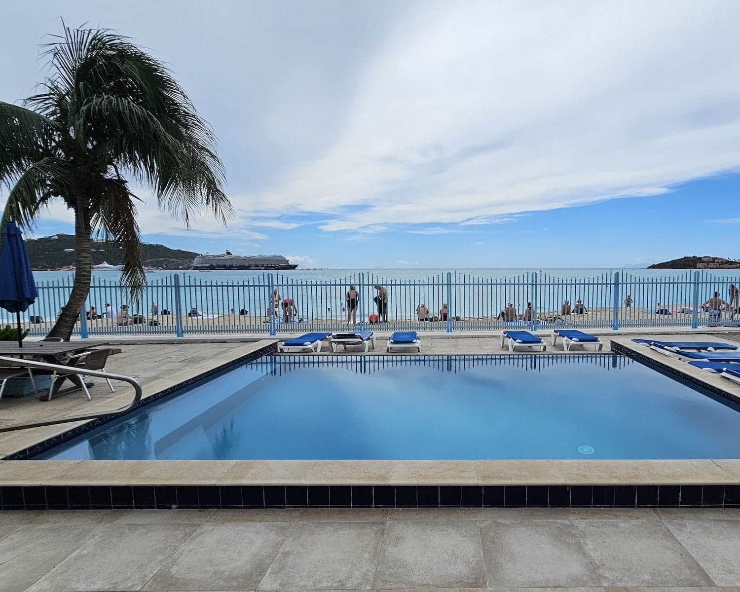 great bay villa sxm ocean view pool boardwalk