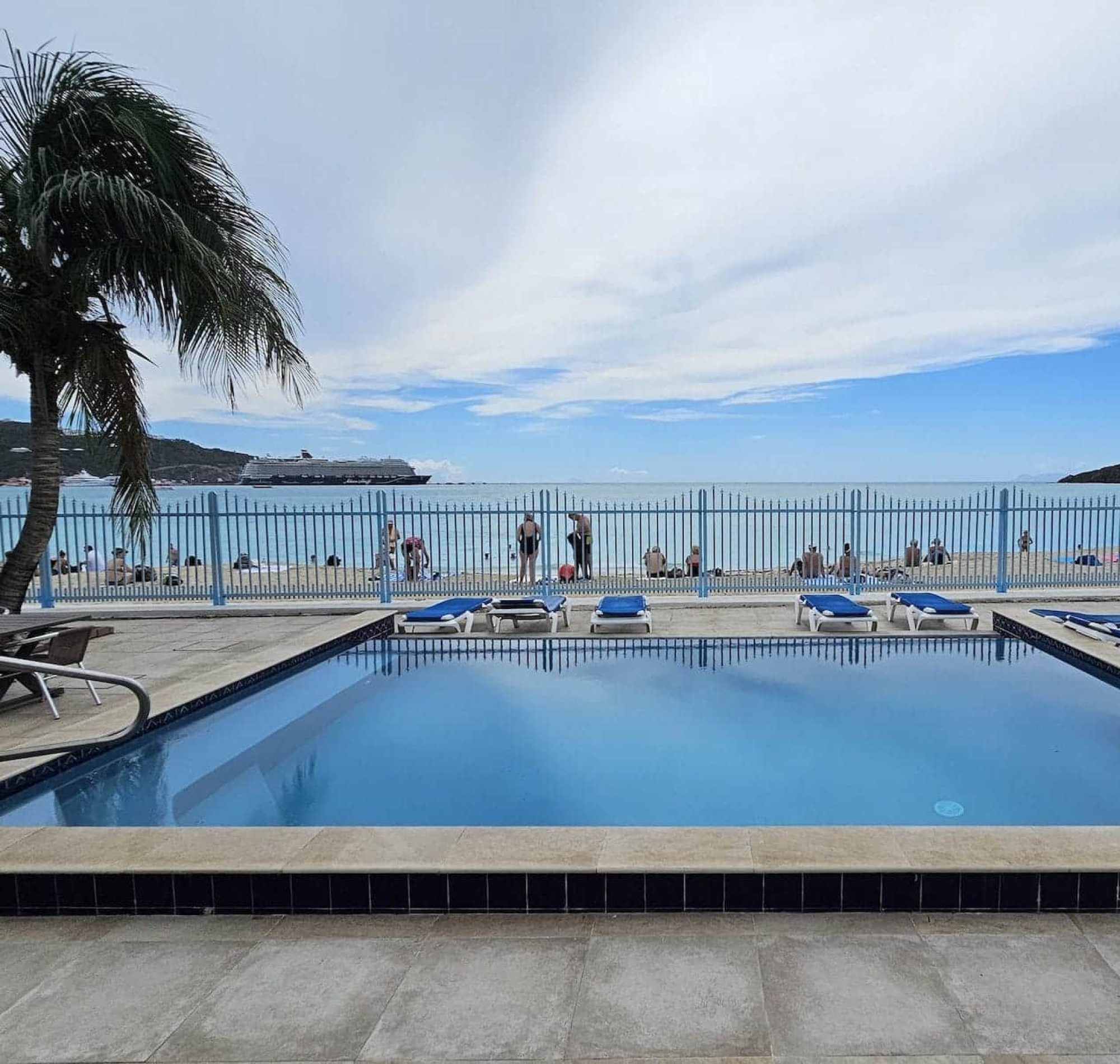 great bay villa sxm ocean view pool boardwalk