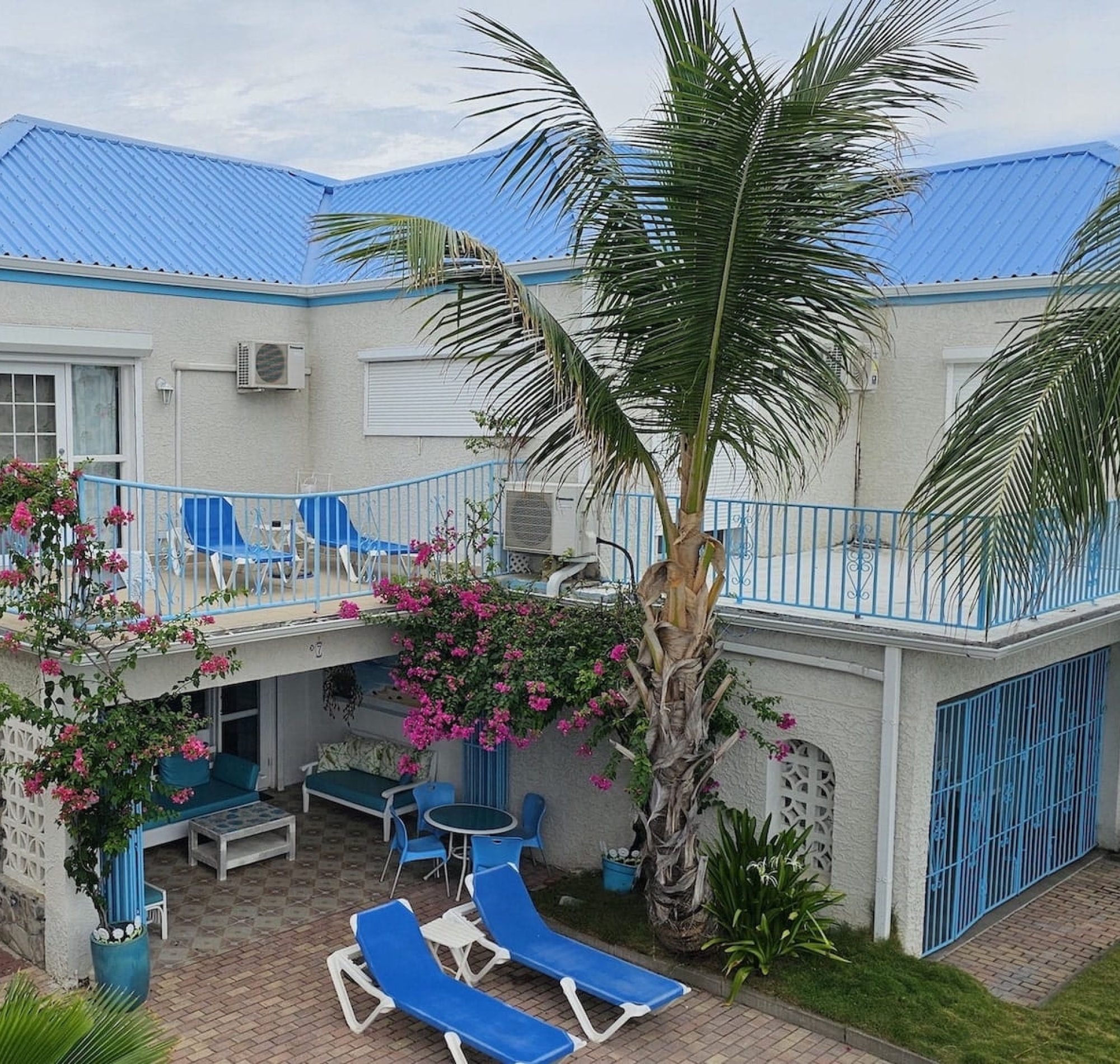 great bay villa sxm terrace boardwalk