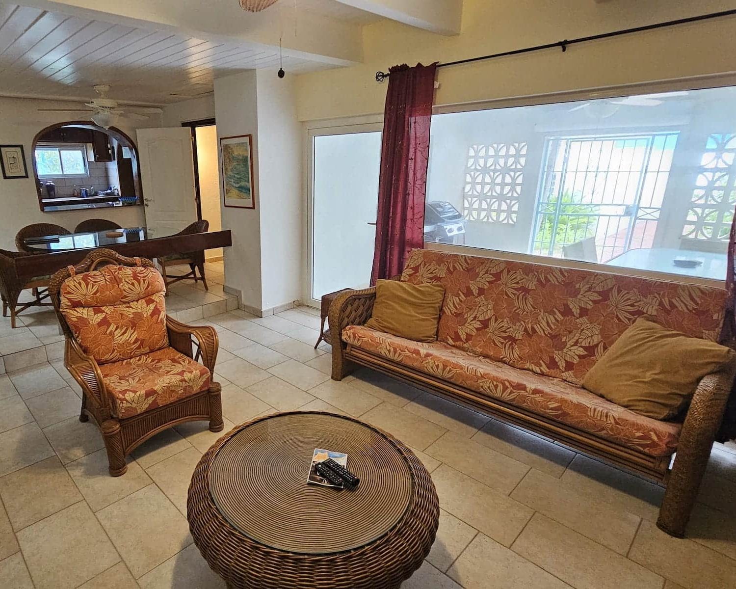 great bay villa sxm living room