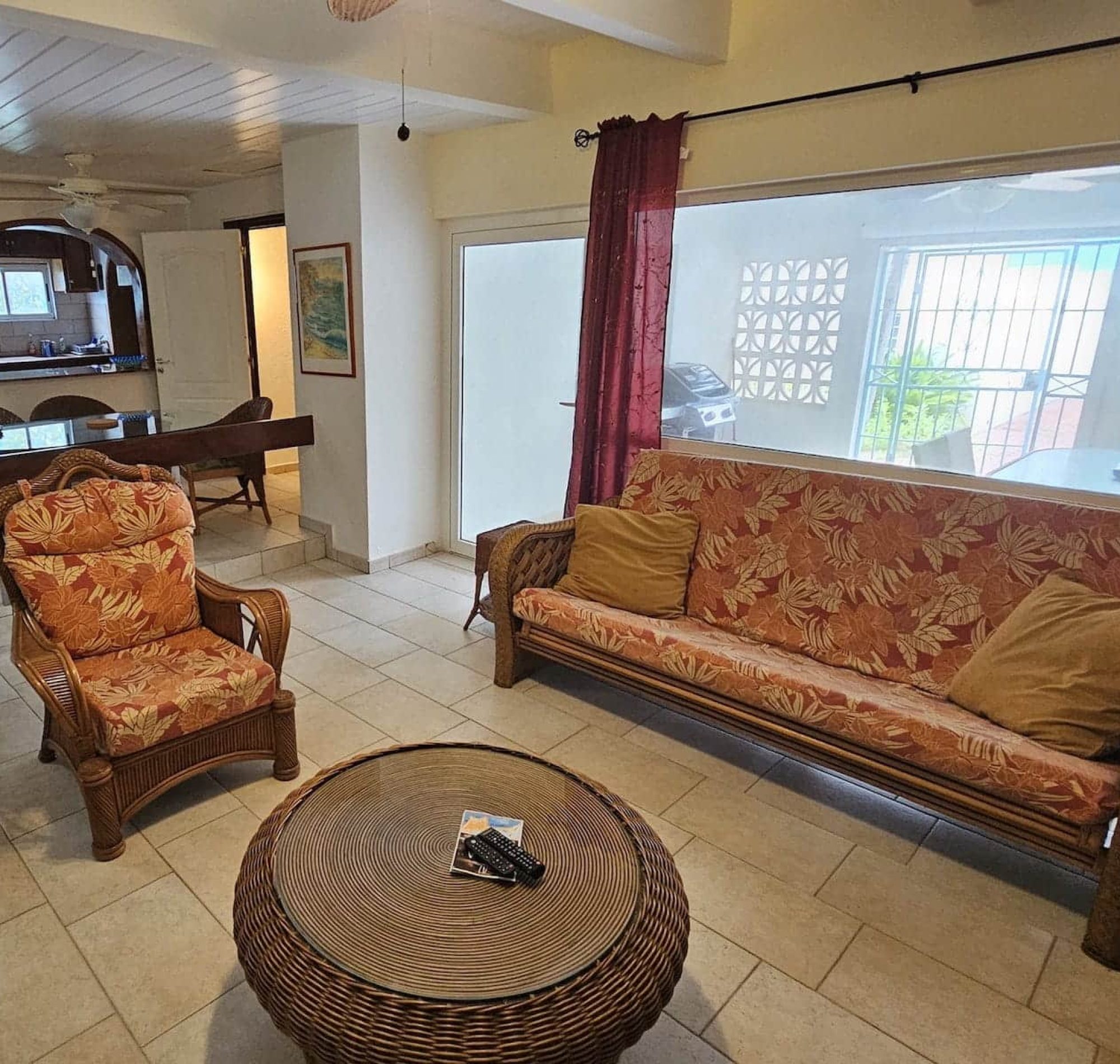 great bay villa sxm living room