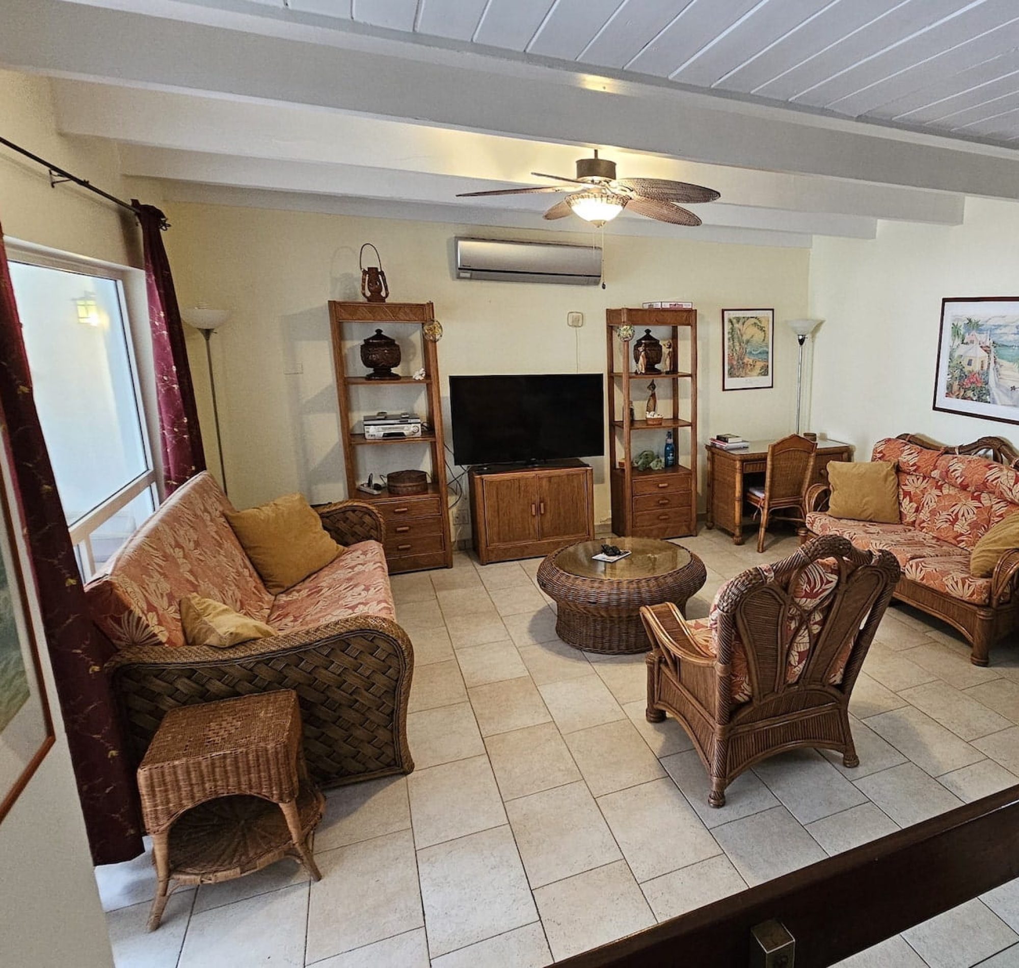 great bay villa sxm living room
