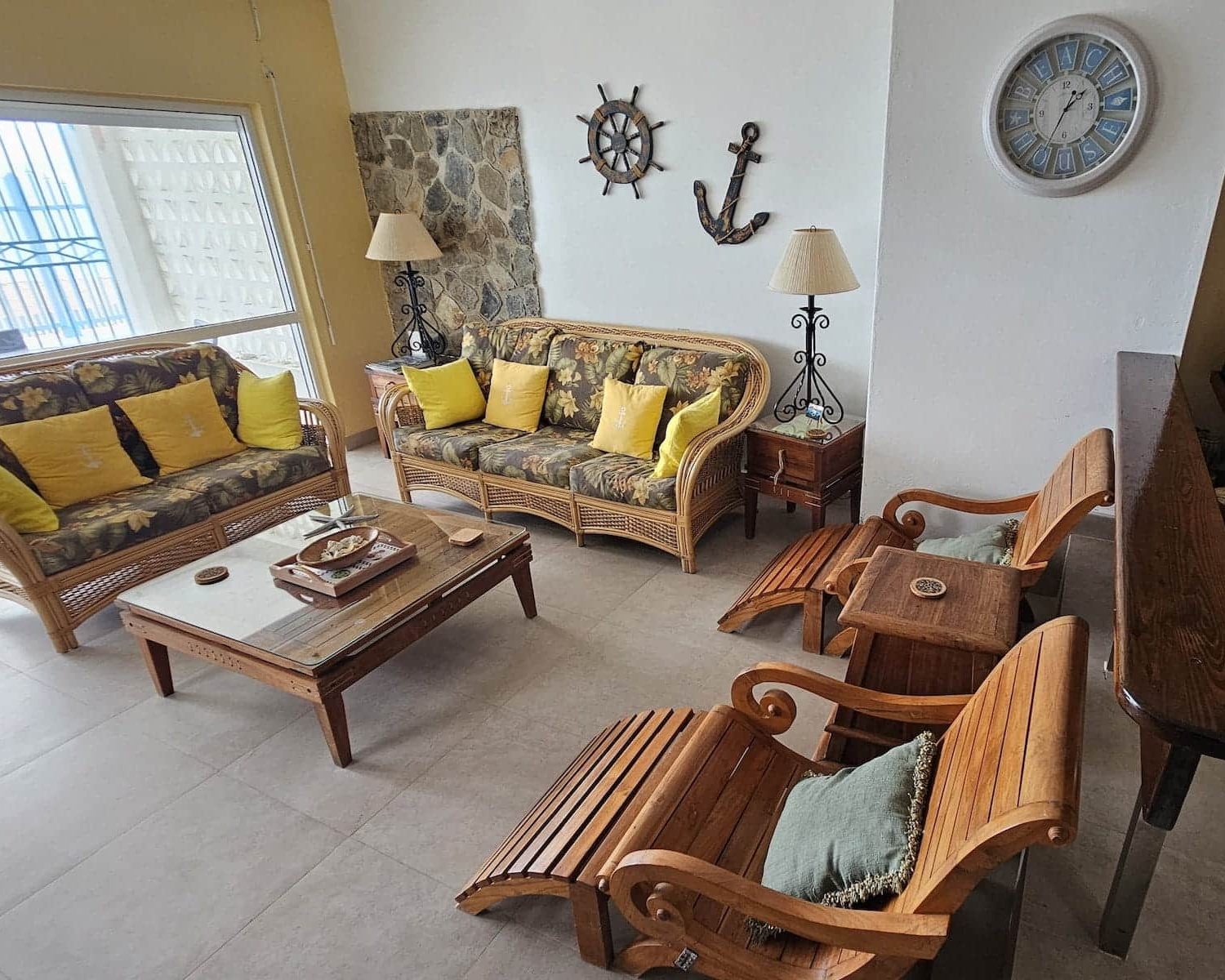 great bay villa sxm living room