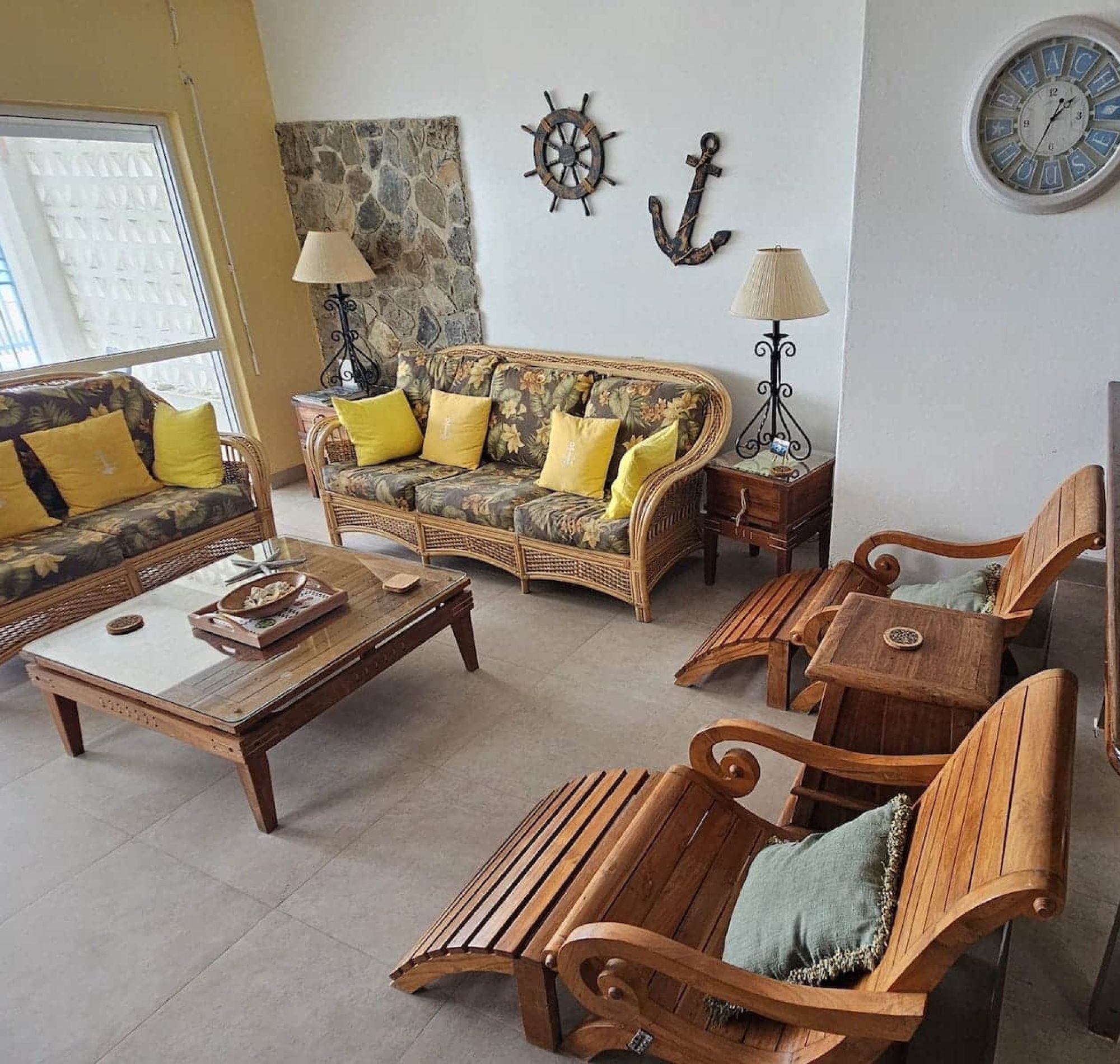 great bay villa sxm living room