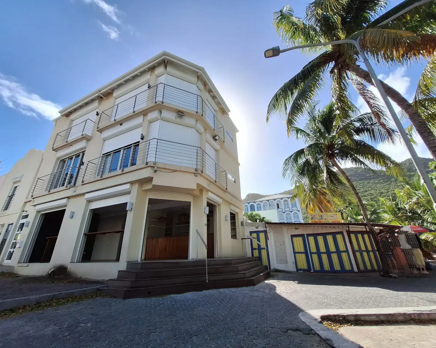 ocean front building for sale boardwalk sint maarten radiance realty