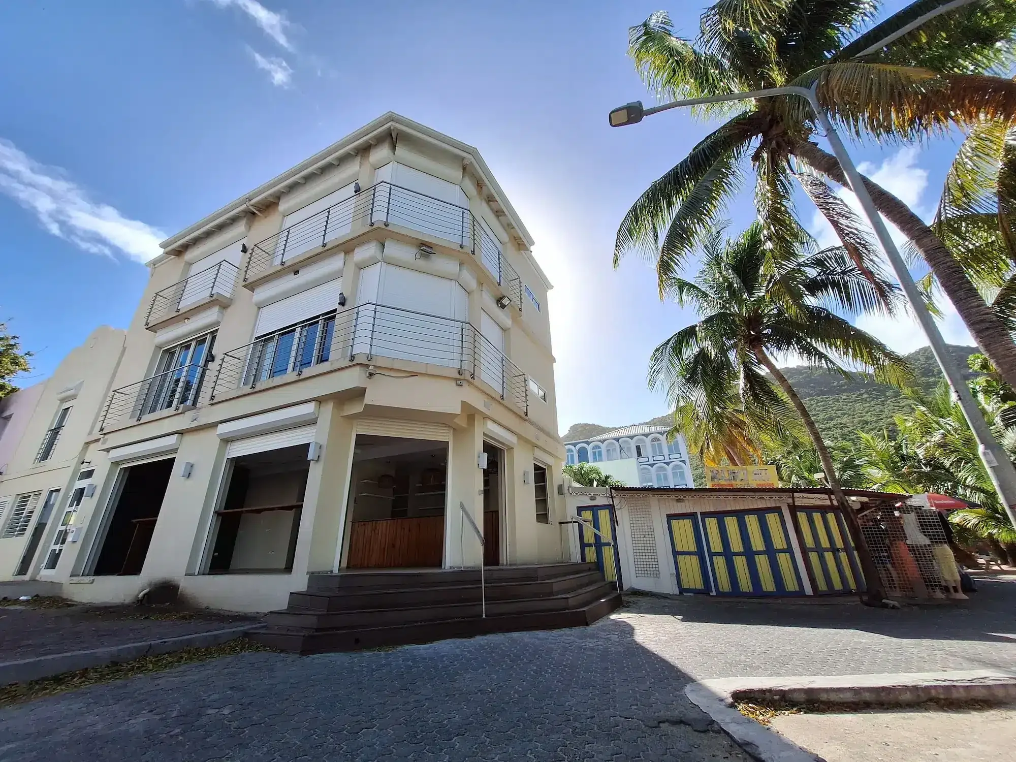 ocean front building for sale boardwalk sint maarten radiance realty