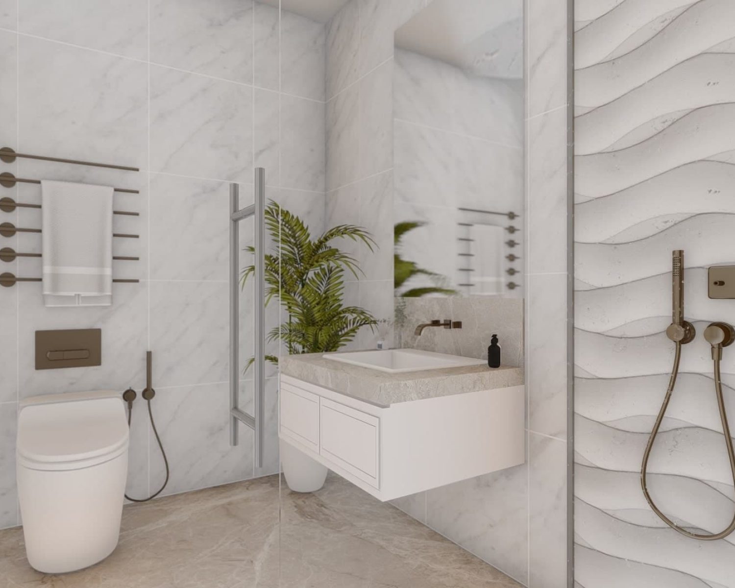 vivid residences point blanche sint maarten bathroom