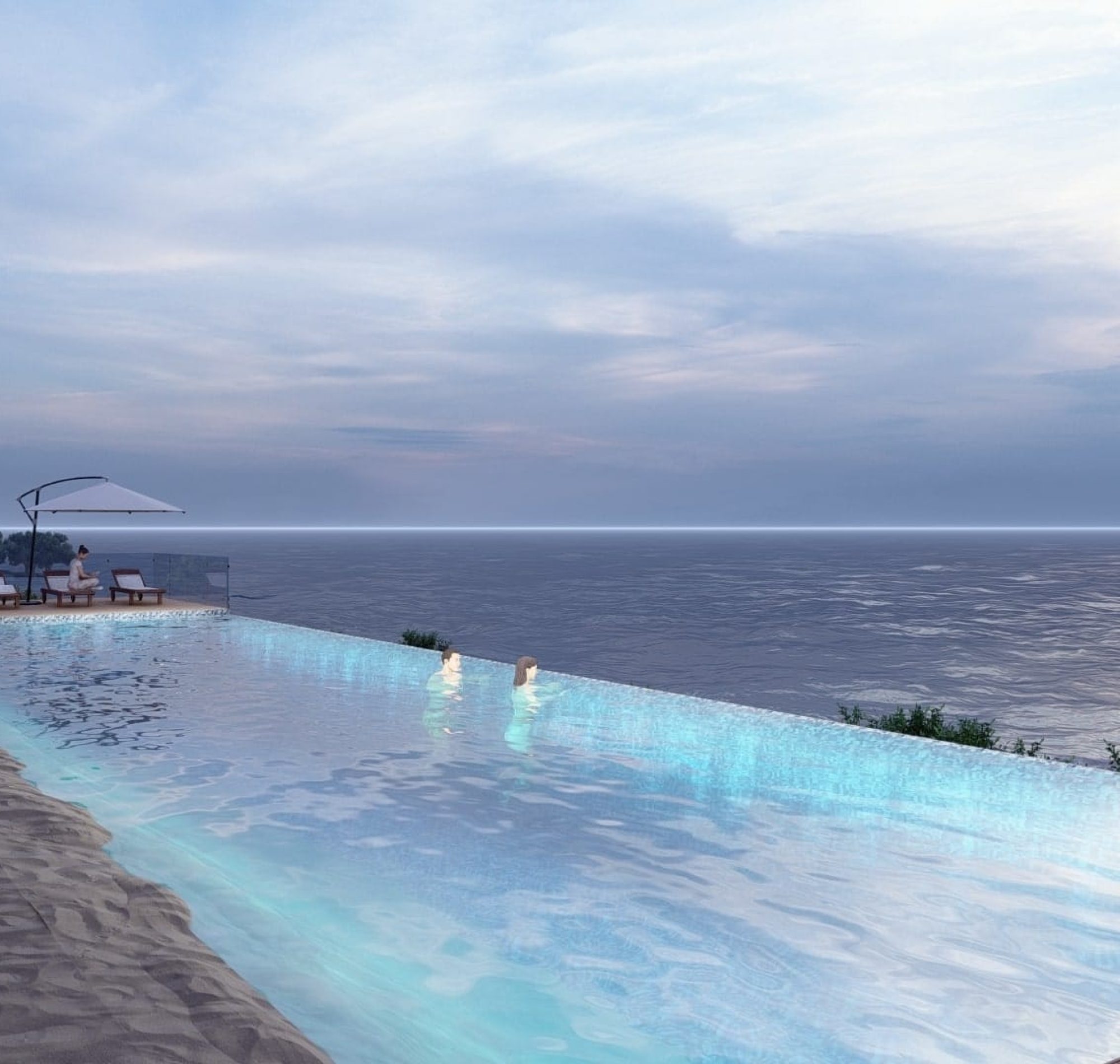 vivid residences point blanche sint maarten infinity pool ocean view