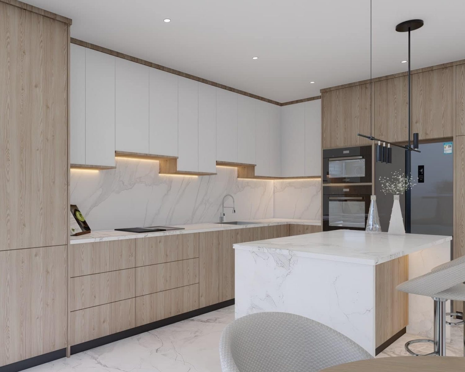 vivid residences point blanche sint maarten kitchen island