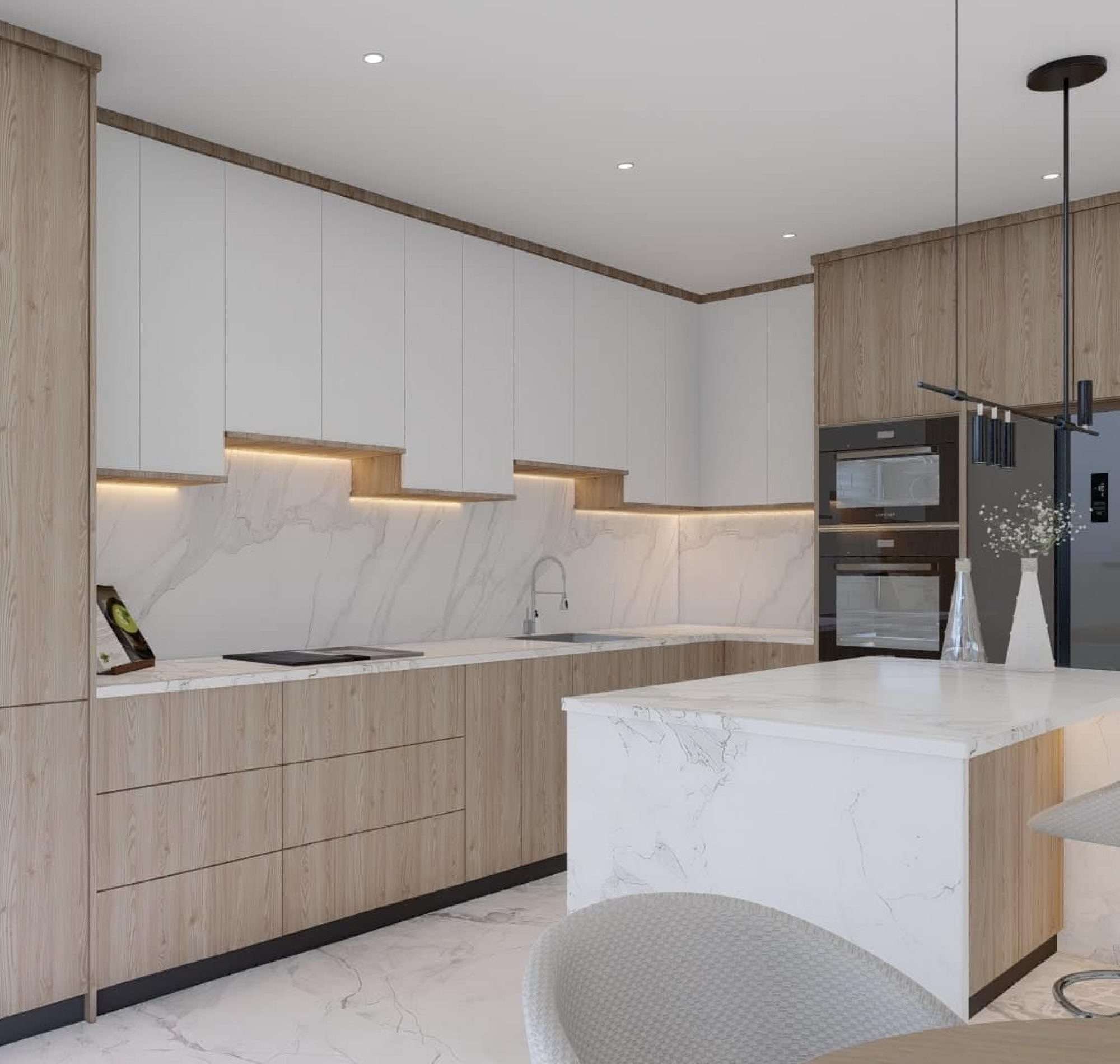 vivid residences point blanche sint maarten kitchen island