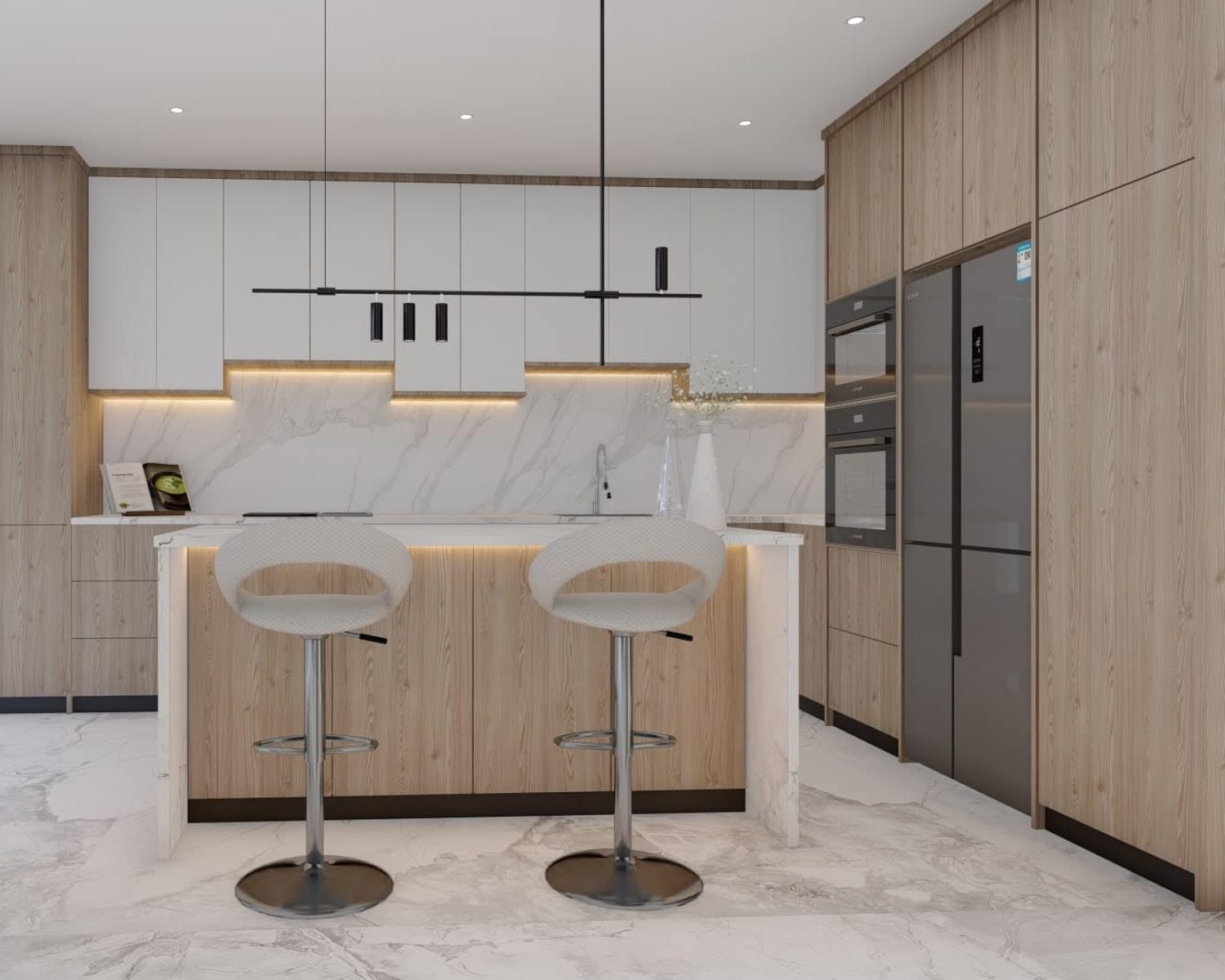 vivid residences point blanche sint maarten kitchen