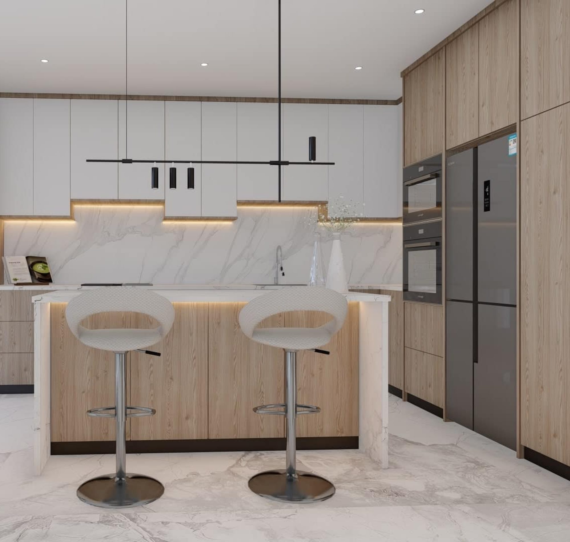 vivid residences point blanche sint maarten kitchen