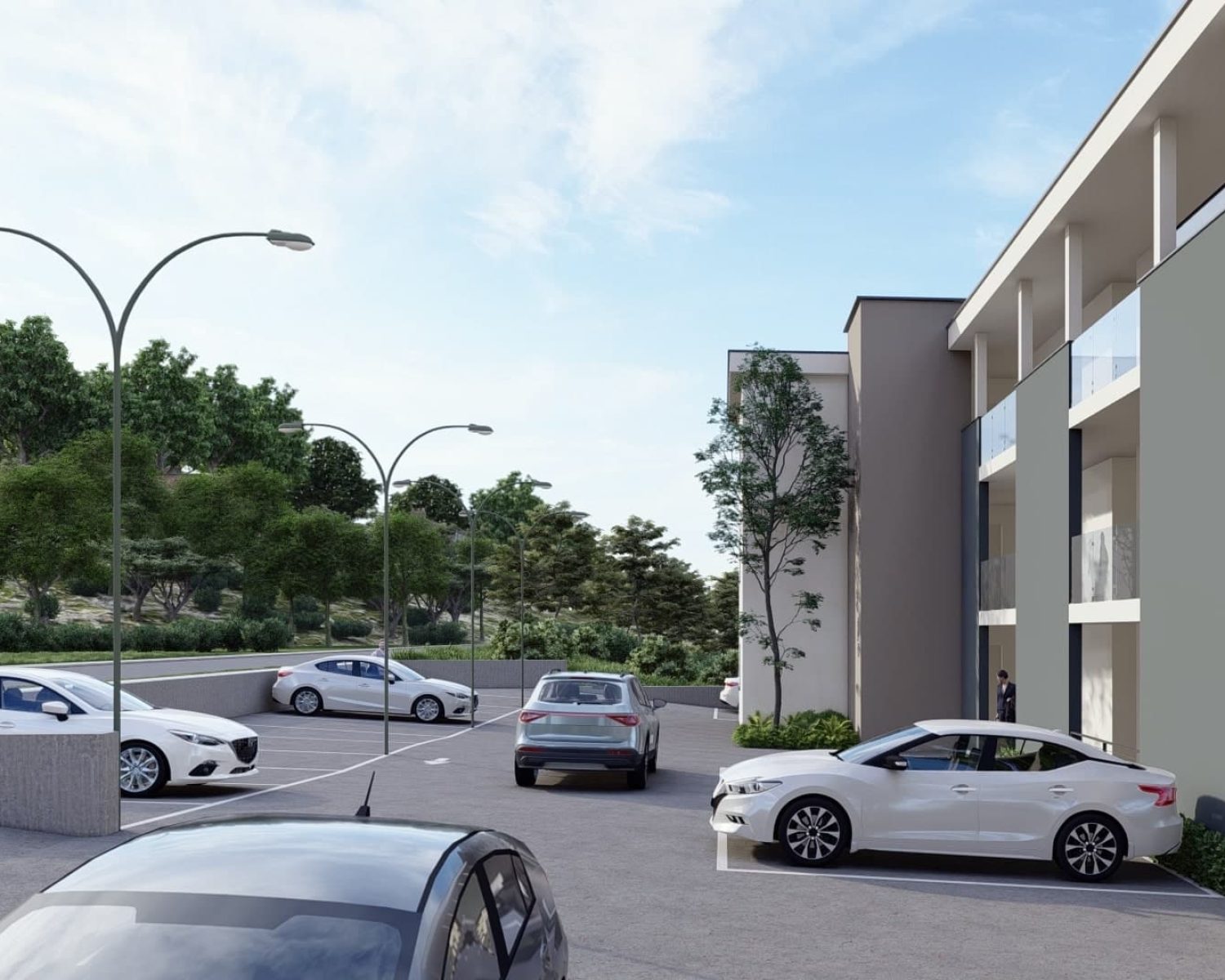 vivid residences point blanche sint maarten parking lot