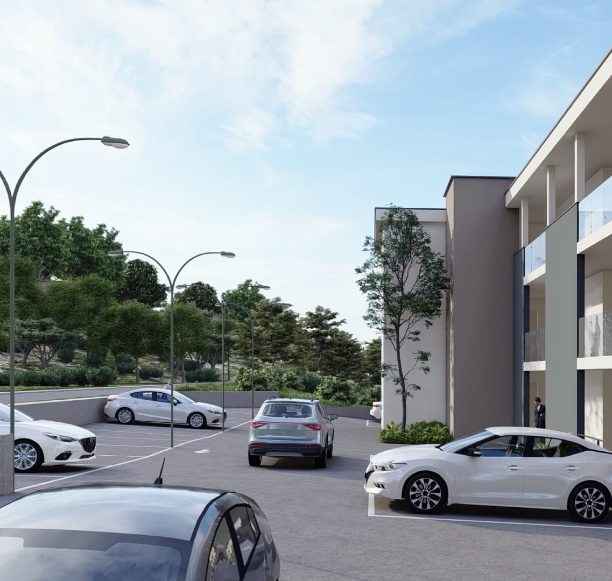 vivid residences point blanche sint maarten parking lot