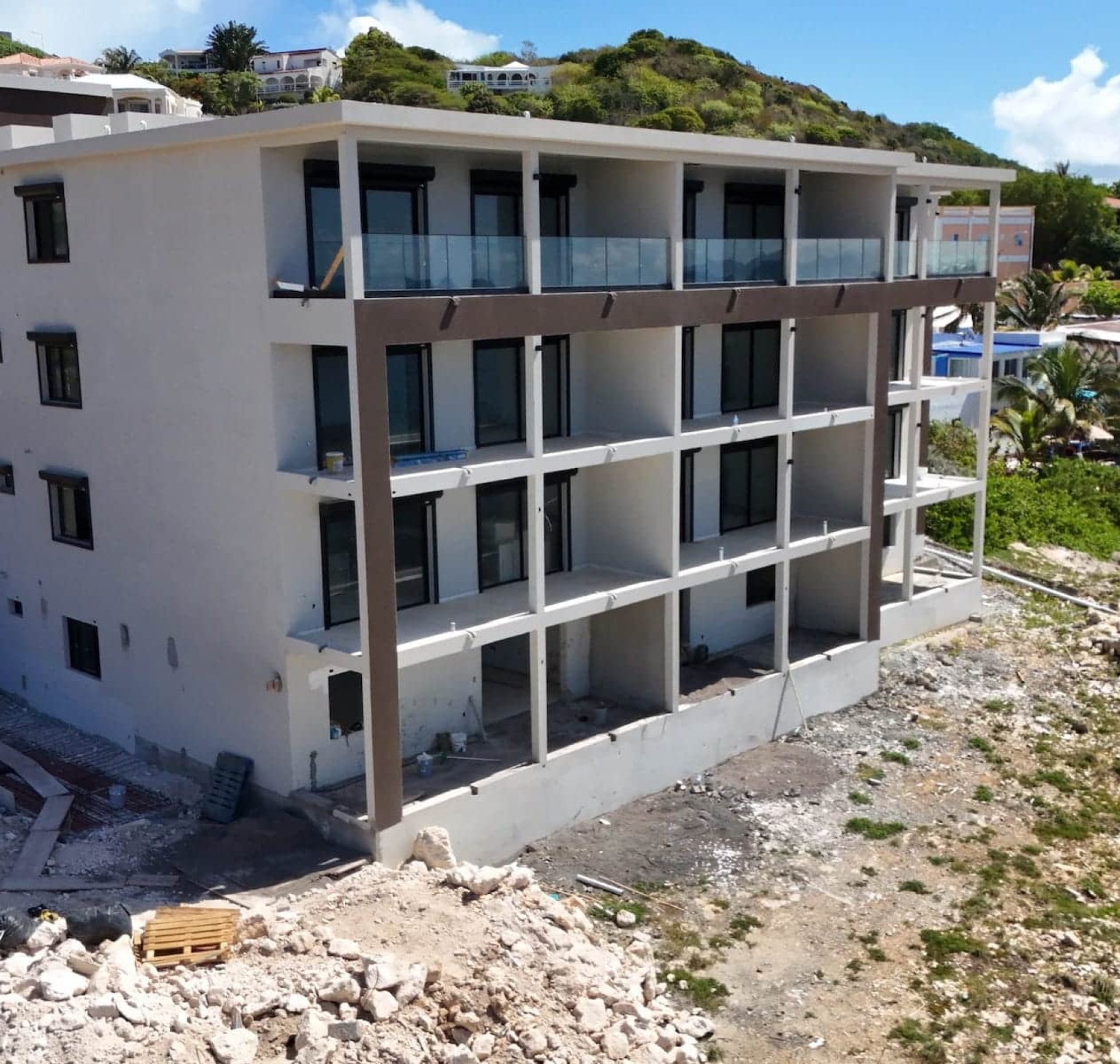 vivid residences point blanche sint maarten under construction
